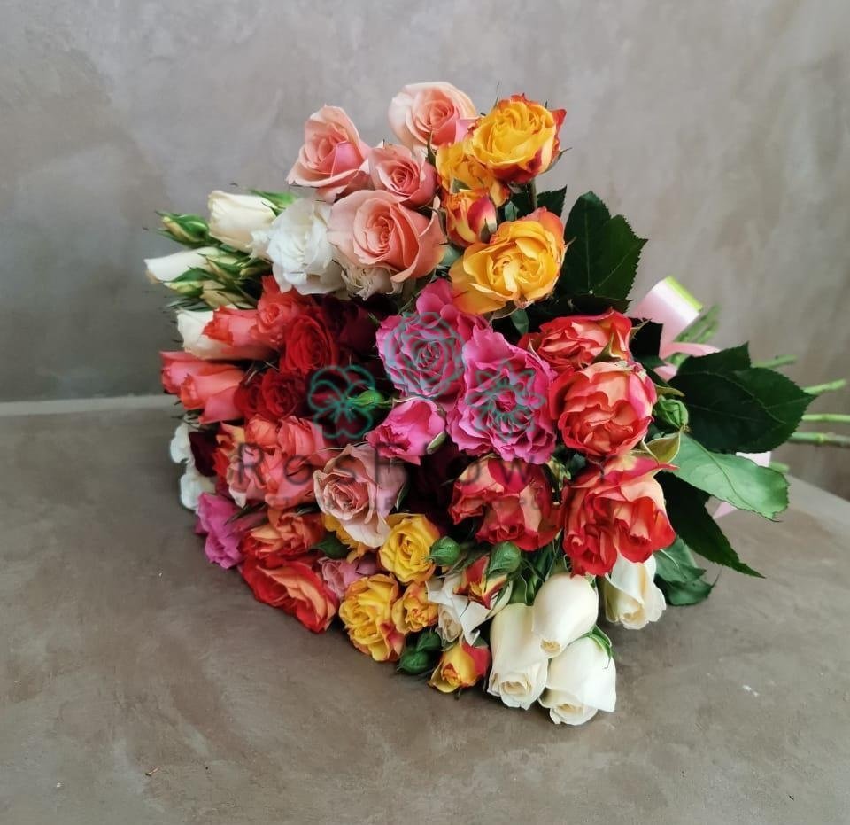 Букет цветов из: Розы в Пролетарий