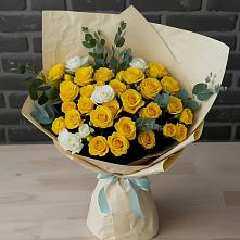 Букет цветов из:  Розы #REPLACE_PRED# Пролетарий