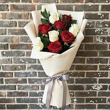 Букет цветов из:  Розы в Пролетарий