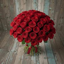 Букет 55 Красных роз Фридом #REPLACE_PRED# Пролетарий