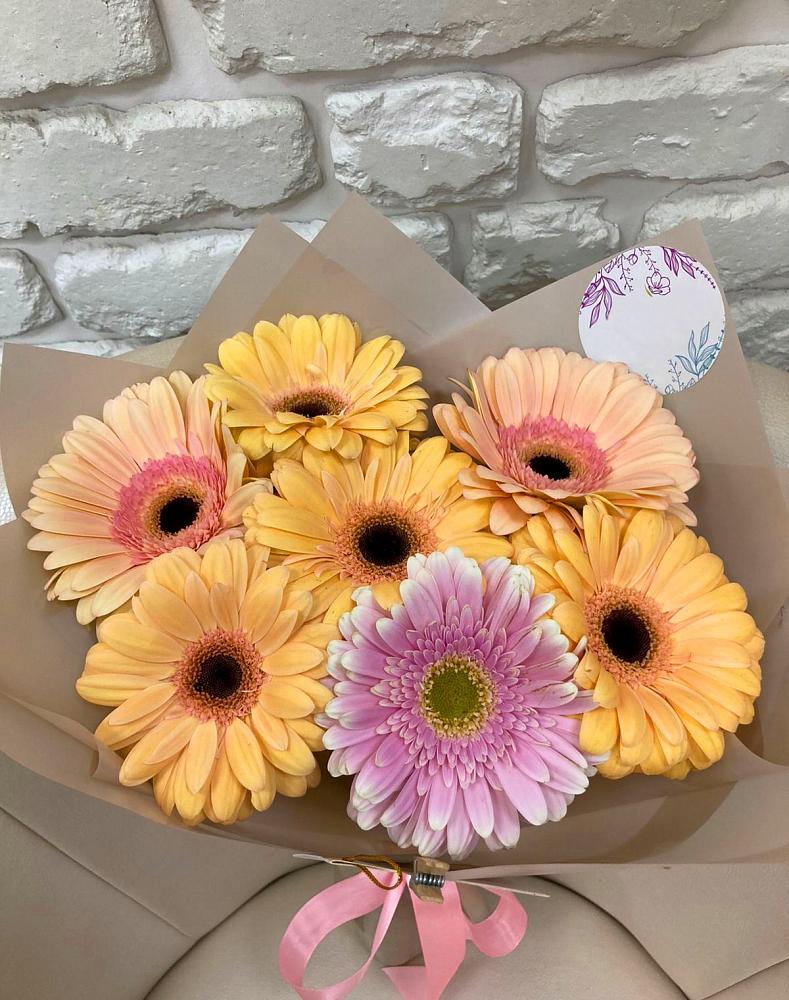 Букет цветов из: Герберы в Пролетарий