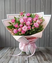 Букет Розовый кустик в Пролетарий