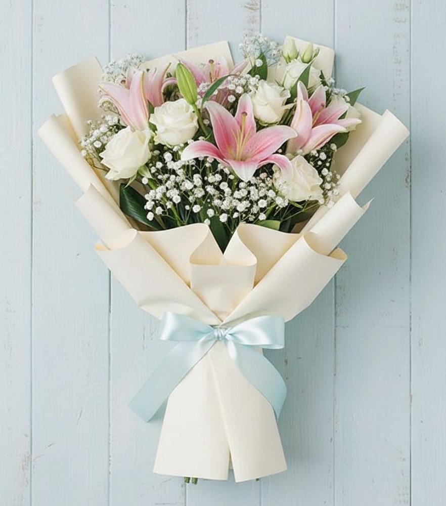 Букет цветов из: Лилии в Пролетарий