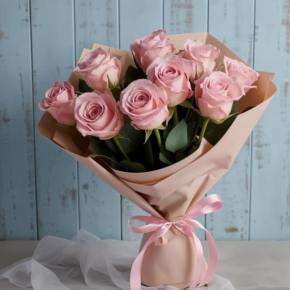 Букет цветов из: Розы в Пролетарий