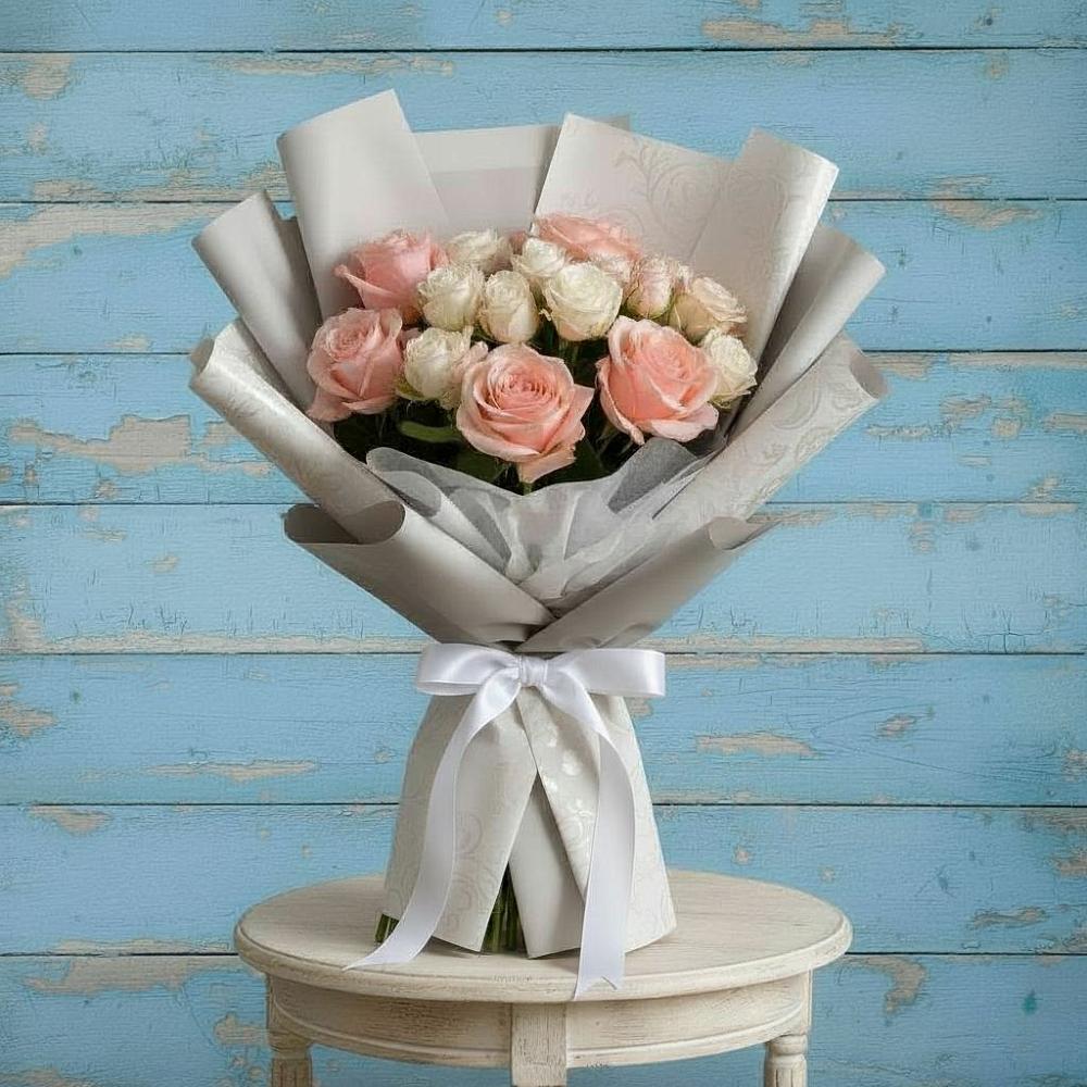 Букет цветов из: Розы в Пролетарий