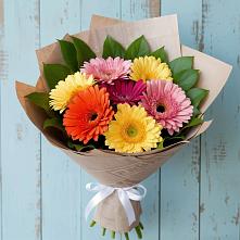 Букет цветов из:  Герберы в Пролетарий
