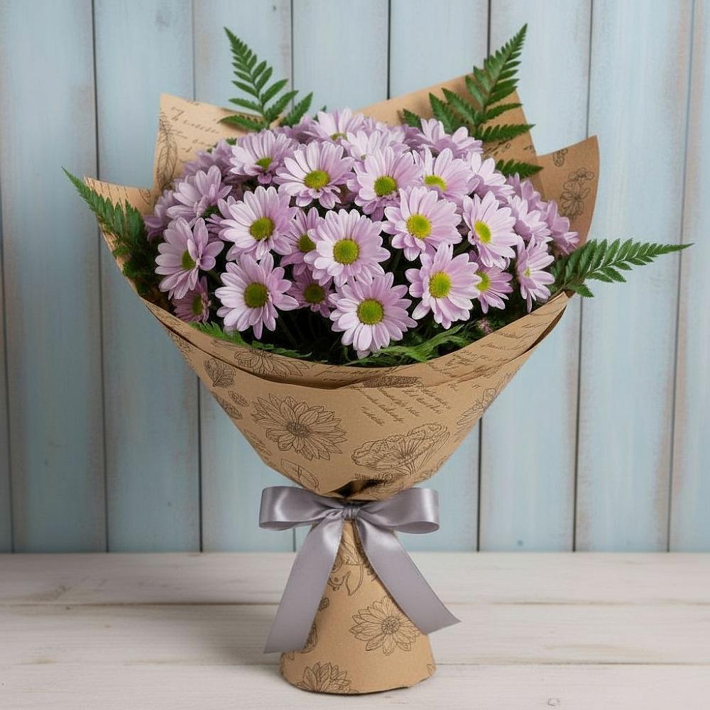 Букет цветов из: Хризантемы в Пролетарий
