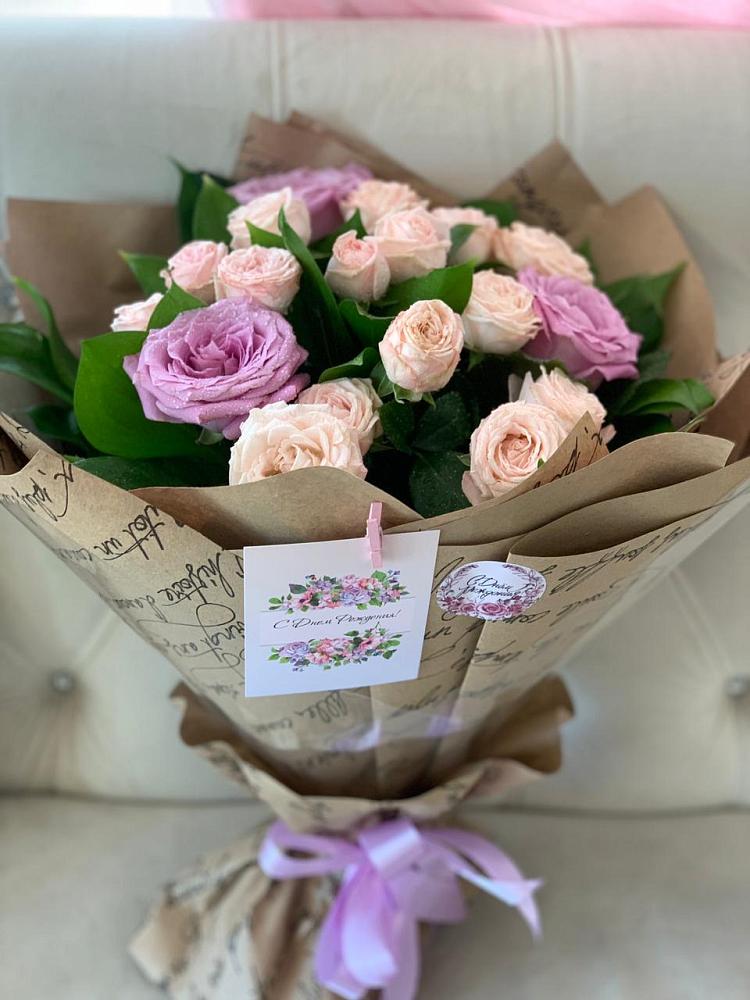 Букет цветов из: Розы в Пролетарий