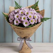 Букет цветов из:  Хризантемы в Пролетарий