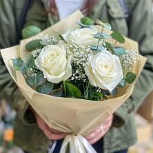 Букет цветов из:  Розы в Пролетарий
