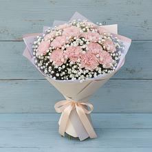 Букет цветов из:  Гвоздики в Пролетарий