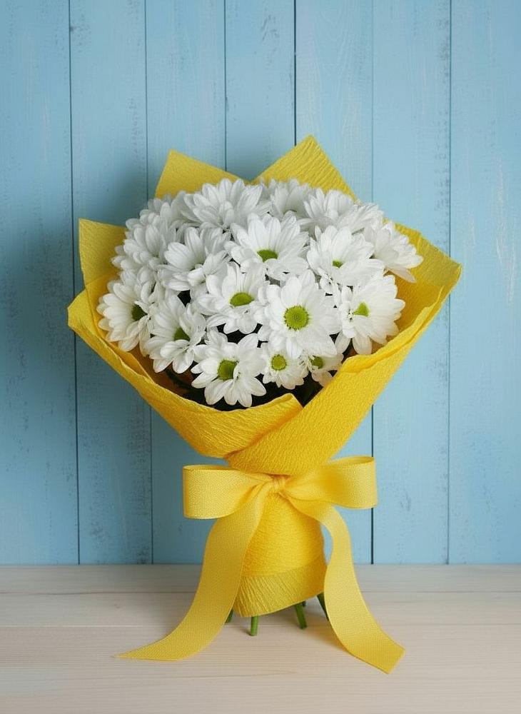 Букет цветов из: Хризантемы в Пролетарий