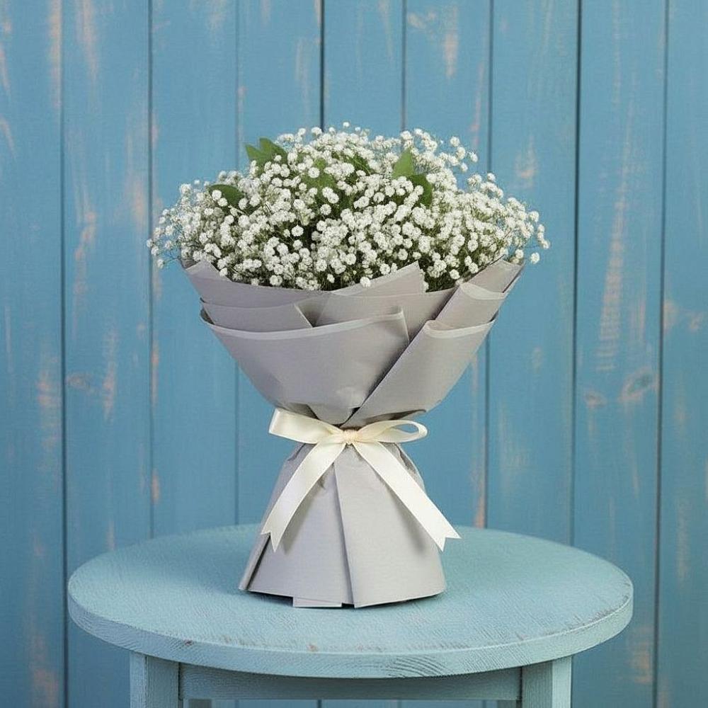 Букет цветов из: Гипсофила в Пролетарий