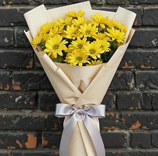 Букет цветов из:  Хризантемы в Пролетарий