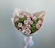 Букет цветов из:  Розы и Хризантемы #REPLACE_PRED# Пролетарий