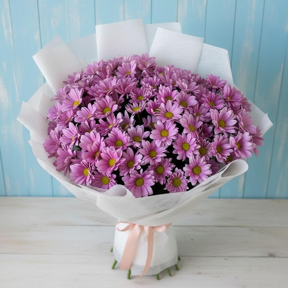 Букет цветов из: Хризантемы в Пролетарий