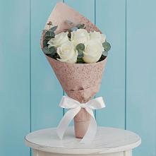 Букет цветов из:  Розы в Пролетарий