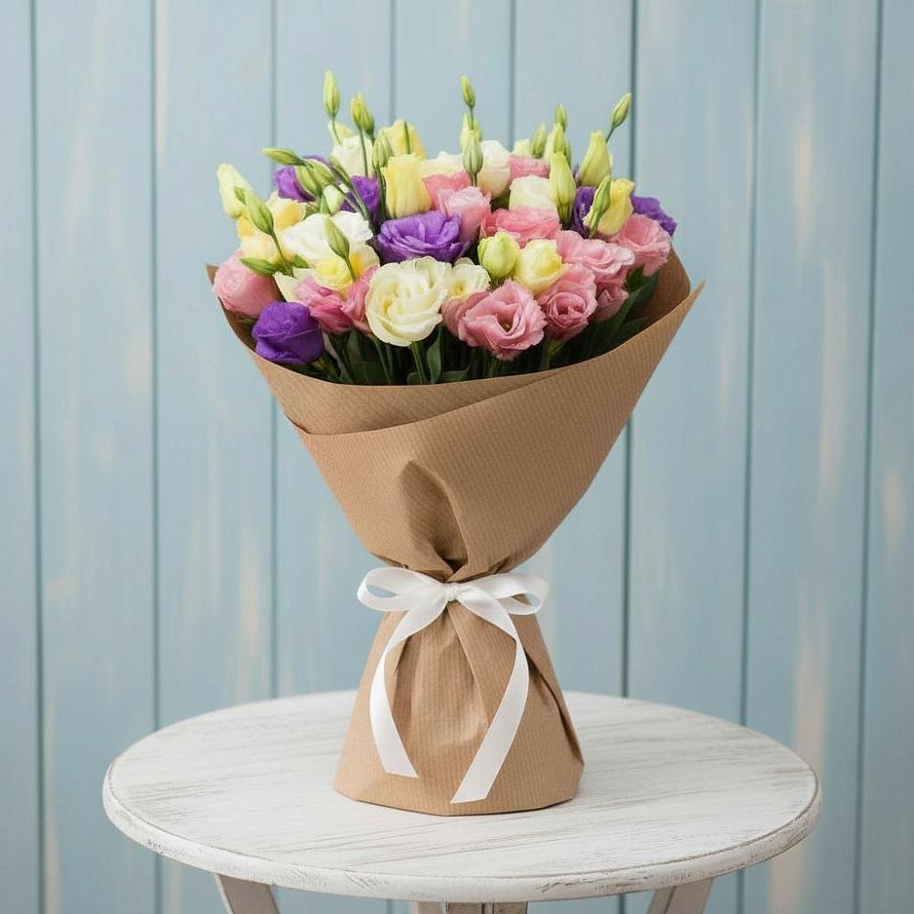 Букет цветов из: Лизиантусы в Пролетарий