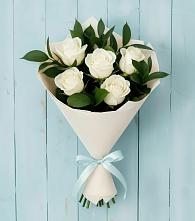 Букет цветов из:  Розы в Пролетарий