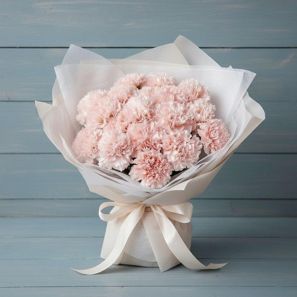 Букет цветов из: Гвоздики в Пролетарий