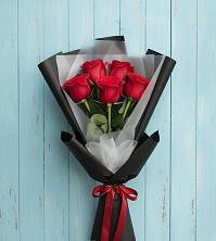 Букет цветов из:  Розы в Пролетарий