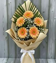 Букет цветов из:  Герберы в Пролетарий
