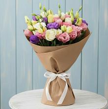 Букет цветов из:  Лизиантусы в Пролетарий