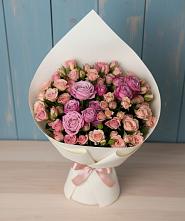 Букет цветов из:  Розы #REPLACE_PRED# Пролетарий